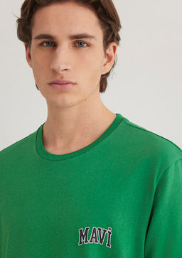 Mavi Logo Bask?l? Yesil Tisort  фото 8