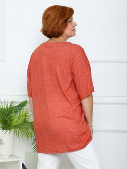 IV-CAPRIZ Фуксия - футболка терракотовый  фото 4