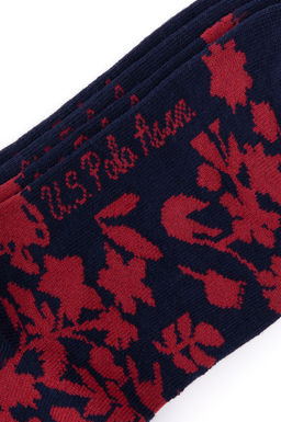 Женские носки с вишневым узором Неожиданная скидка в корзине - U.s. polo assn фото 3