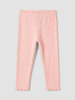 Bask?l? K?z Bebek Bluz ve Tayt