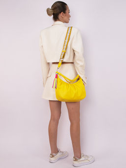 LACCOMA сумка Долорес-ЛЦ802-желтый эко кожа хлопок