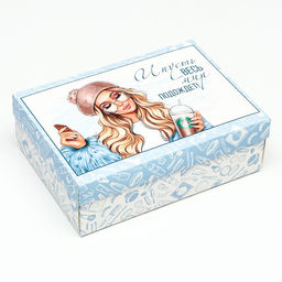 Цена за 5 шт. Коробка складная, И пусть весь мир подождет 24 х 17 х 8 см - UPAK LAND фото 3