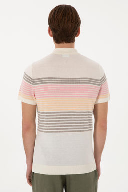 Erkek Slim Fit Polo Yaka Vizon Ti__rt - U.s. polo assn фото 5