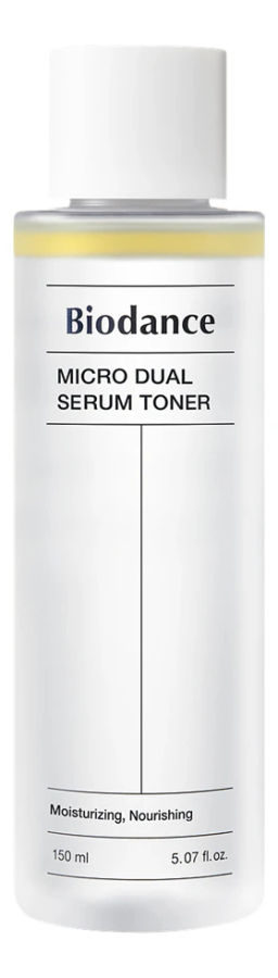 Micro Dual Serum Toner - Двухфазный увлажняющий тонер-сыворотка для лица с питательными маслами и гиалуроновой кислотой
, 150мл