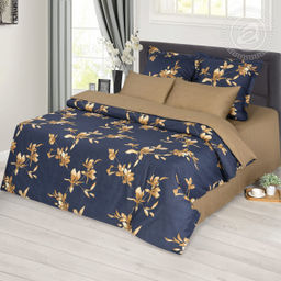 Постельное белье Илана (сатин Россия) 1,5 сп./Пододеяльник (молния): 1 шт. - 215*145; Простыня: 1 шт. - 215*150; Наволочка (клапан, ушки): 2 шт. - 70*70 Россия - Артпостель фото 3