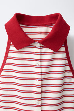 POLO PIQU? CUELLO HALTER / rayas - Zara фото 4