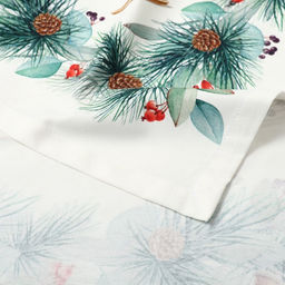 Скатерть новогодняя «Этель» New Years treat, 150×220 см +/-3 см с ВГМО, 100% хлопок, саржа 190 г/м²