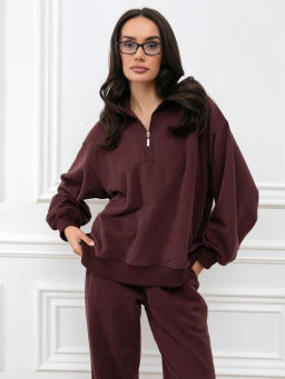 Толстовка женская Пич Изумрудный - Modamica фото 19