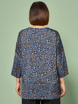 Блузка 0250-2а темно-голубой - Aquarell фото 36