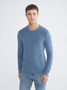 Bisiklet Yaka Erkek Triko Kazak