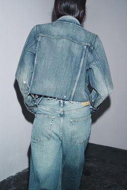 ZW COLLECTION BAGGY MID-WAIST JEANS