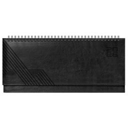 Планинг датированный 2026 ESCALADA, 310x130 мм, 64 л., арт. 70321/ 15 САРИФ ЧЁРНЫЙ