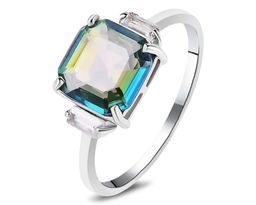 Кольцо, мистик кварц синий, Хит