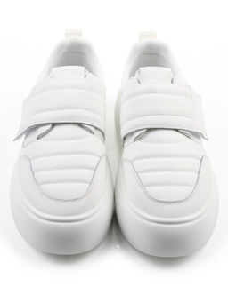 03-YH462-1 WHITE Полуботинки спортивные демисезонные женские (натуральная кожа)