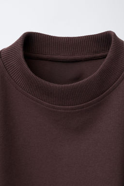 INTERLOCK SWEATSHIRT AND WIDE-LEG TROUSERS SET - Zara фото 6