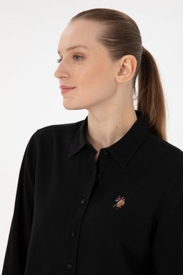 Kad_n Siyah Uzun Kollu Basic G_mlek Sepette S_rpriz _ndirim - U.s. polo assn фото 2