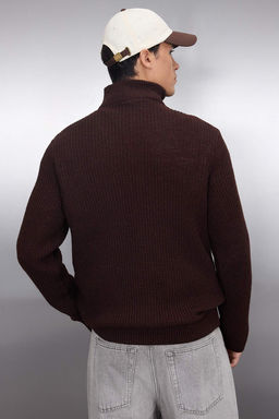 TRENDYOL MAN Ekru Regular Fit Yunlu Fermuarl? Bal?kc? Yaka Triko Kazak TMNAW22KZ0347 - Trendyolmilla фото 71