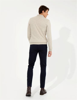 Lacivert Slim Fit Kanvas Pantolon - Pierre cardin фото 4