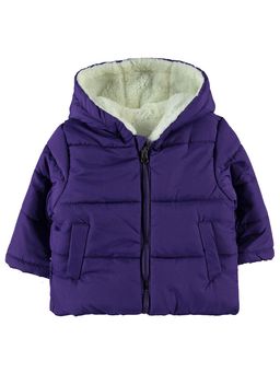 Civil Baby Пальто с капюшоном для девочки 6-18 месяцев Фиолетовое