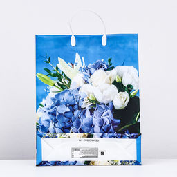 Цена за 10 шт. Пакет Нежный букет, мягкий пластик, 41 x 32 см, 120 мкм - Simaland фото 2