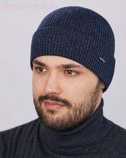 14120 Carbon Шапка мужская (57-59)