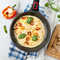 Сковорода с антипригарным покрытием д24см Минерал, h5,5см, s2мм, дно д16,8см, s4,8мм, литой алюминий, съемная бакелитовая ручка, TalleR (Китай) Подходит для всех видов плит, включая индукционную. - Домашняя мода фото 6