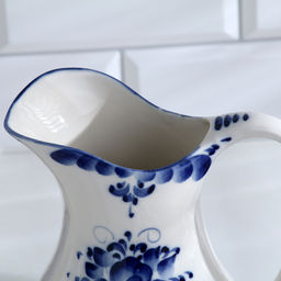 Кувшин фарфор «Аннушка», 1.5 л, 20.5 см, гжель