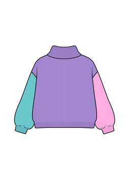 Свитер PlayToday Unicorn Kuromi мультиколор  фото 8