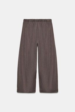 ZW COLLECTION WIDE-LEG TROUSERS - Zara фото 13