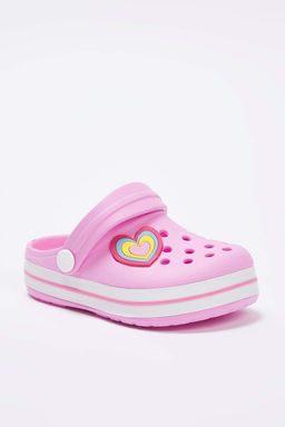 Pembe Onu Kapal? Kalp Figurlu K?z Cocuk Kids Eva Sandalet Terlik TAKSS25TE00053 - Trendyolmilla фото 4