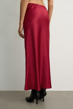 Юбка миди из атласа - Mollis фото 4