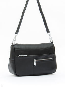 Сумка женская кожаная 2041-9NN black Natale Navetta