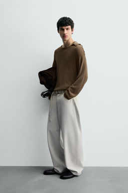 BELTED RELAXED FIT JEANS - Zara фото 4