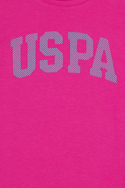 U. S. Polo Assn / Базовая футболка цвета фуксии для девочек - U.s. polo assn фото 3