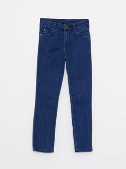 Slim Fit K?z ?ocuk Jean Pantolon