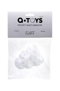 Мастурбатор A-Toys Flaff, TPE, белый, 8см, 2,9 см - Toyfa фото 6