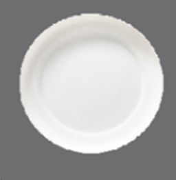 Тарелка обеденная 203 мм Вертикаль серая линия / GR-DKP-80 /уп 6/36/