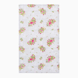 Набор кухонных полотенец Доляна Roses on linen 35×60 см - 3 шт., 100% хлопок, рогожка 164 г/м²