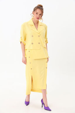 Костюм NIKVA н972-3 лимонный фото 2