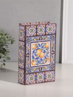 Шкатулка книга - сейф «Солнечные лимоны» дерево, искусственная кожа, 21×13×5 см