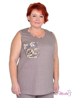 Майка Модель №1509 размеры 44-84 - Plusmoda фото 2