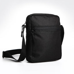 Сумка мужская TEXTURA через плечо, текстиль, цвет чёрный