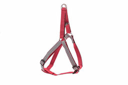 Шлейка Редпл. светоотражающая "Ecco-Sport Reflex" 10мм, обхват шей 15-22см, обхват груди 30-40см 031111красн