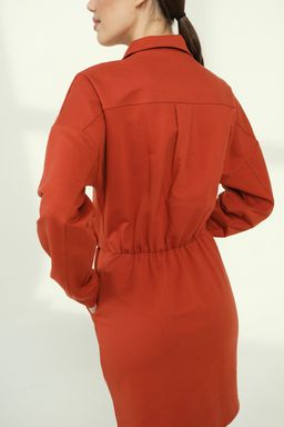 Платье женское 302L3-22 терракотовый - Solo mio фото 6