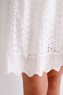 Martichelli Платье летнее хлопковое белое  фото 8