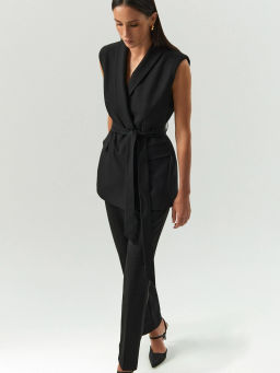 Брюки зауженного кроя, D448/monk - Emka фото 3