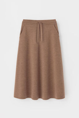 ЕВ 737/ш/какао юбка жен