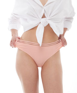 Трусы женские слипы (Оверлок по краям) Cherry Girl 61425 хлопок, эластан размеры S, M, L, XL фото 4