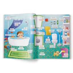 Книжка-картинка с наклейками Лингвостикеры. арт. 51699/10 МОЙ ДОМ - Феникс+ фото 2