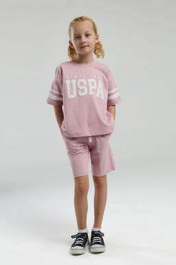 K_z _ocuk Pembe _ortlu Pijama Tak_m_ Sepette S_rpriz _ndirim